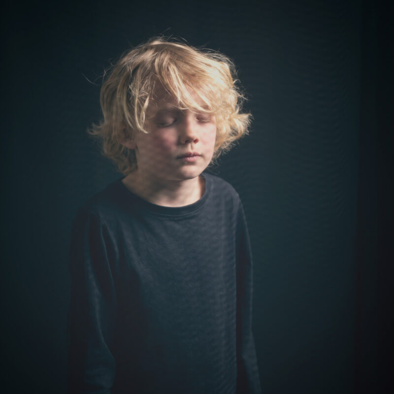 Anton med lukkede øjne Fotograf: Anne-Mette Vinter